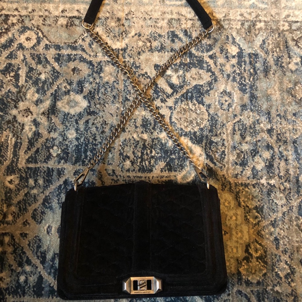 Rebecca Minkoff velvet shoulder bag
